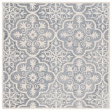 Safavieh Metro 6'-0" x 6'-0" Rug in Light Blue / Ivory