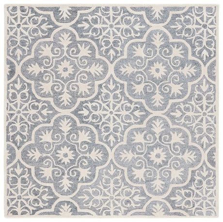 Safavieh Metro 6'-0" x 6'-0" Rug in Light Blue / Ivory