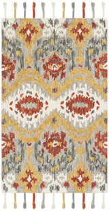 Safavieh Suzani 3'-0" x 5'-0" Rug in Grey / Gold