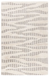 Safavieh Manhattan 4'-0" x 6'-0" Rug in Grey / Ivory