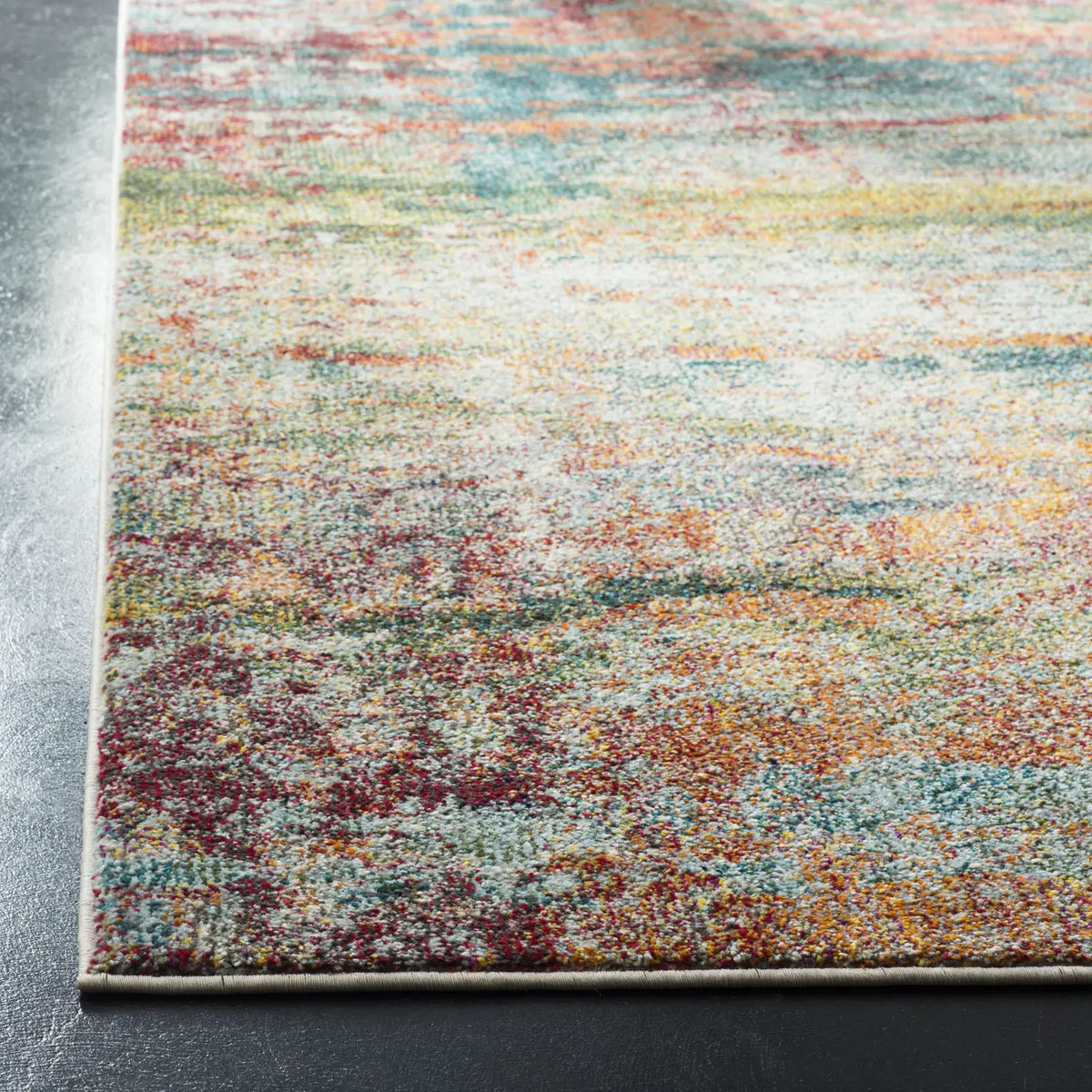Safavieh Monaco 5'-1" x 7'-7" Rug in Teal / Orange
