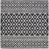 Safavieh Metro 6'-0" x 6'-0" Rug in Black / Ivory