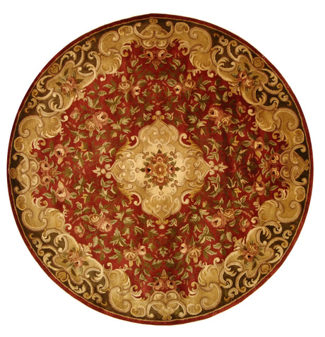 Safavieh Classic 8'-0" x 8'-0" Rug in Rust / Green