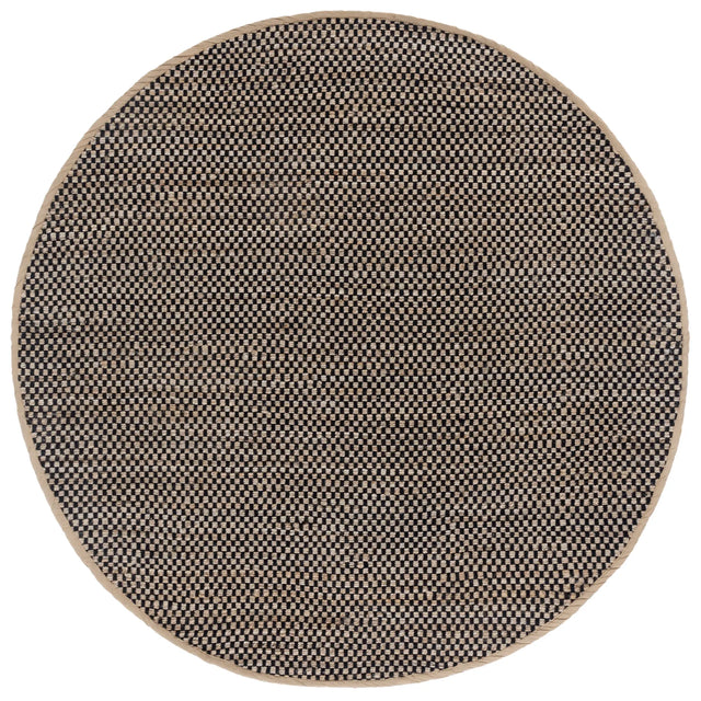 Safavieh Montauk 6'-0" x 6'-0" Rug in Natural / Black