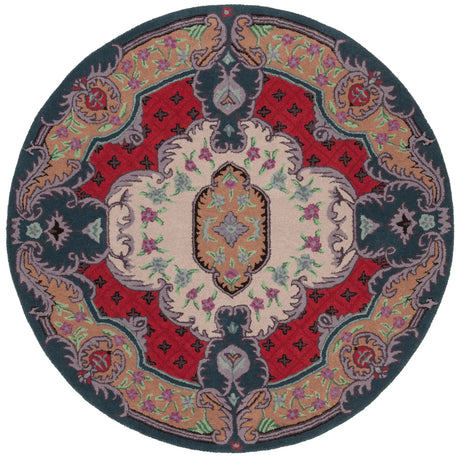 Safavieh Bellagio 5'-0" x 5'-0" Rug in Ivory / Pink
