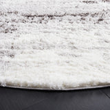 Safavieh Berber Shag 7'-0" x 7'-0" Rug in Grey / Light Grey