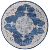 Safavieh Brentwood 5'-0" x 5'-0" Rug in Navy / Light Grey