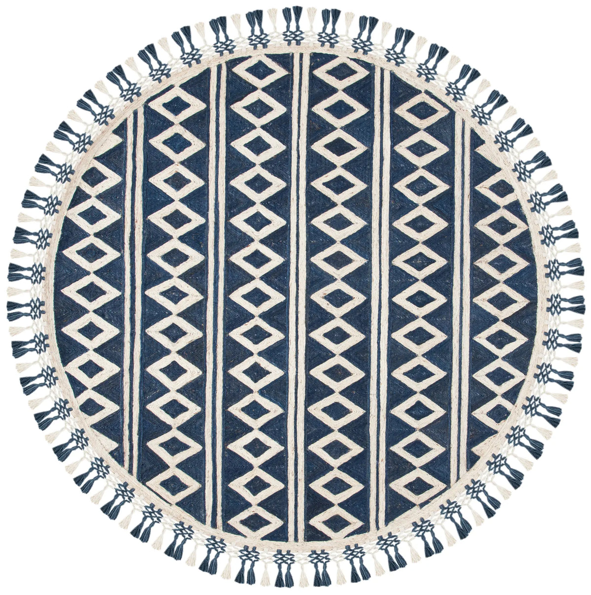 Safavieh Sahara 6'-0" x 6'-0" Rug in Blue / Beige