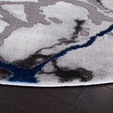 Safavieh Craft 6'-7" x 6'-7" Rug in Grey / Blue