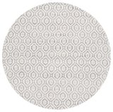 Safavieh Marbella 6'-0" x 6'-0" Rug in Grey / Ivory