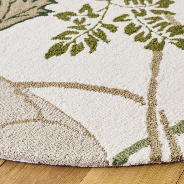 Safavieh Jardin 6'-0" x 6'-0" Rug in Ivory / Green