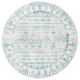 Safavieh Tulum 6'-7" x 6'-7" Rug in Ivory / Teal