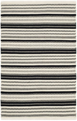 Safavieh Kilim 4'-0" x 6'-0" Rug in Ivory / Black