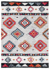 Safavieh Adirondack 4'-0" x 6'-0" Rug in Grey / Red
