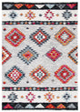 Safavieh Adirondack 4'-0" x 6'-0" Rug in Grey / Red