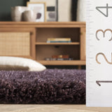 Safavieh Sg-Sbs-South Beach Shag 4'-0" x 6'-0" Rug in Lavander