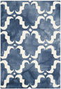 Safavieh Dip Dye 2'-0" x 3'-0" Rug in Navy / Ivory