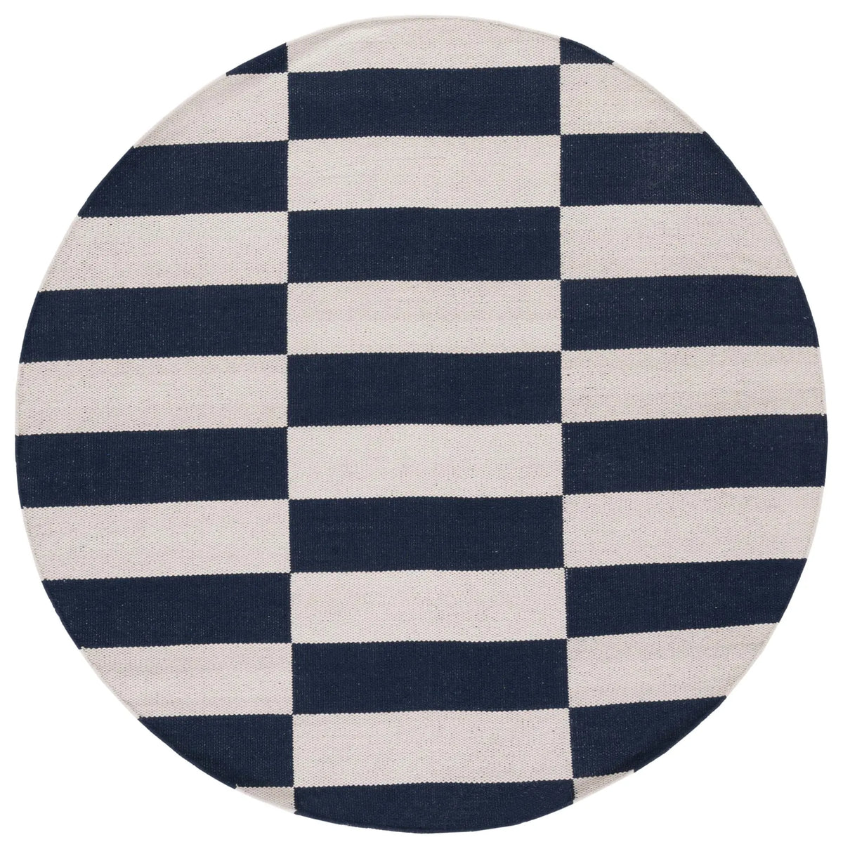 Safavieh Montauk 6'-0" x 6'-0" Rug in Navy / Ivory