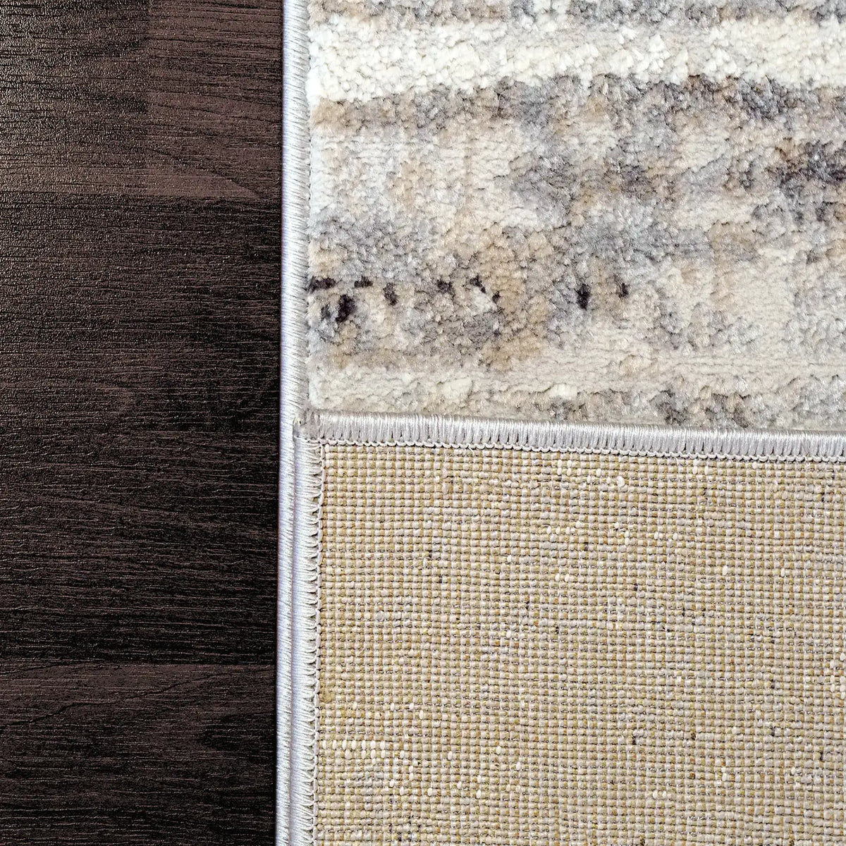 Dynamic Rugs Zen 8336 Grey/Taupe Rugs - Corner