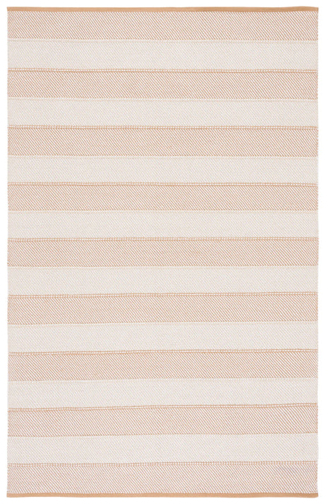 Safavieh Striped Kilim 4'-0" x 6'-0" Rug in Beige / Gold
