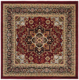 Safavieh Lyndhurst 5'-3" x 5'-3" Rug in Red / Black