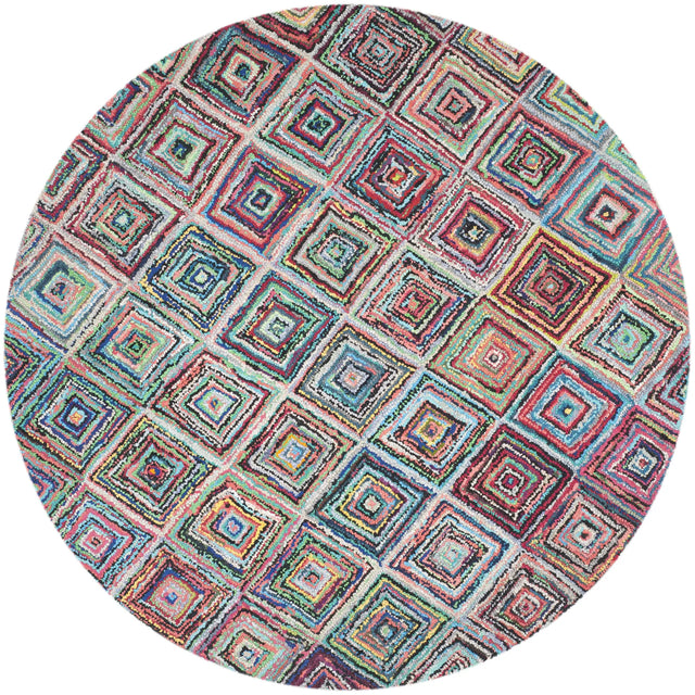 Safavieh Nantucket 8'-0" x 8'-0" Rug in Multi