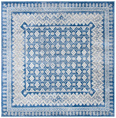 Safavieh Brentwood 6'-7" x 6'-7" Rug in Navy / Beige