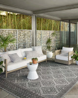 Loloi Rainier Rai-06 Grey/Charcoal Rug - room scene 1