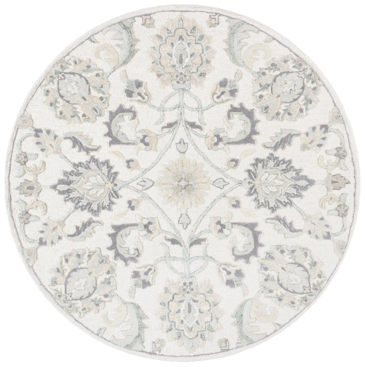 Safavieh Glamour 6'-0" x 6'-0" Rug in Ivory / Grey