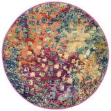 Safavieh Madison 3'-0" x 3'-0" Rug in Fuchsia / Gold