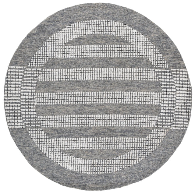 Safavieh Pine 6'-0" x 6'-0" Rug in Grey / Ivory