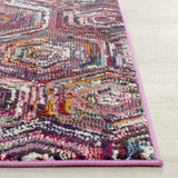 Safavieh Monaco 2'-2" x 8'-0" Rug in Pink / Multi