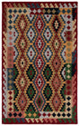 Safavieh Aspen 4'-0" x 6'-0" Rug in Red / Green