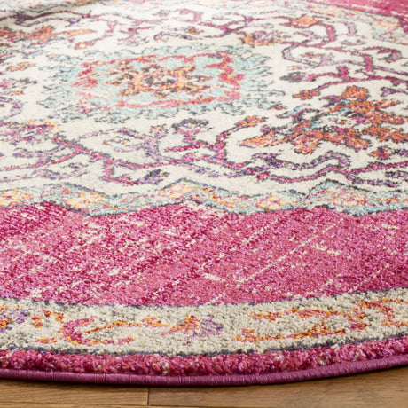 Safavieh Monaco 5'-0" x 5'-0" Rug in Pink / Multi