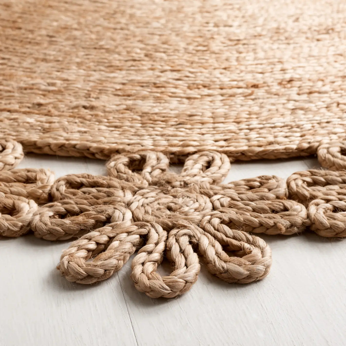 Safavieh Natural Fiber 6'-0" x 6'-0" Rug in Natural