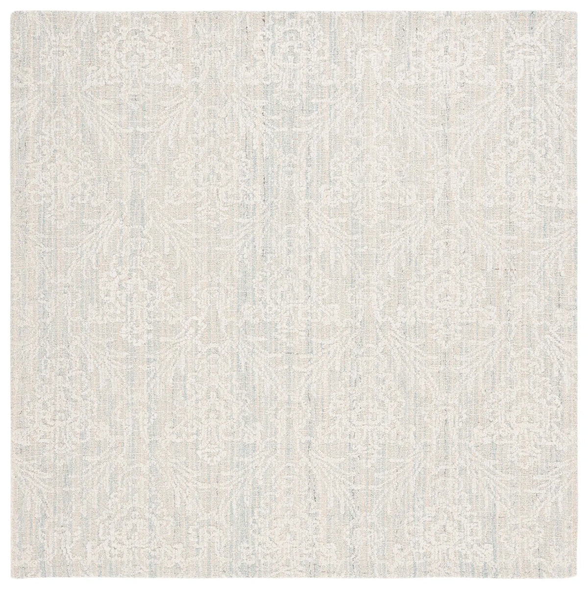 Safavieh Ebony 6'-0" x 6'-0" Rug in Light Blue / Ivory