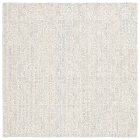 Safavieh Ebony 6'-0" x 6'-0" Rug in Light Blue / Ivory