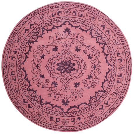 Safavieh Glamour 6'-0" x 6'-0" Rug in Pink