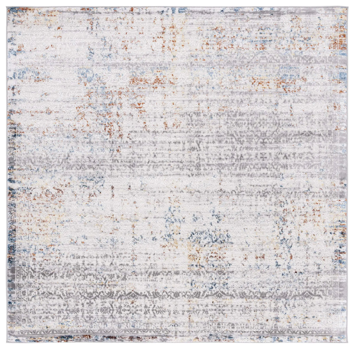 Safavieh Amelia 6'-7" x 6'-7" Rug in Grey / Light Grey