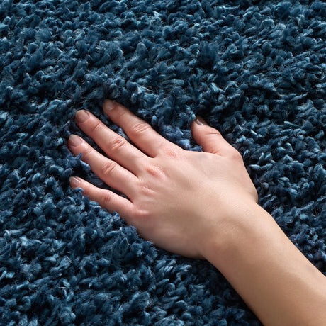 Safavieh August Shag 3'-0" x 5'-0" Rug in Navy