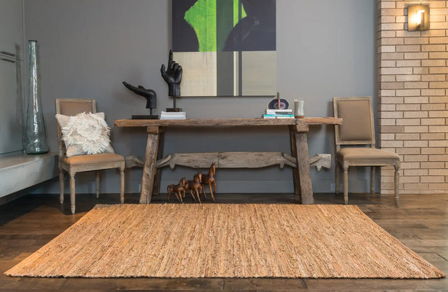 Loloi Edge ED-01 Tan Rugs - room scene 1 horizontal