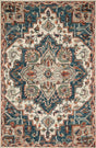 Loloi Victoria Vk-16 Blue/Red Rug - main flat