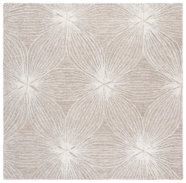 Safavieh Glamour 6'-0" x 6'-0" Rug in Beige / Ivory