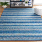Safavieh Kilim 4'-0" x 6'-0" Rug in Grey / Blue