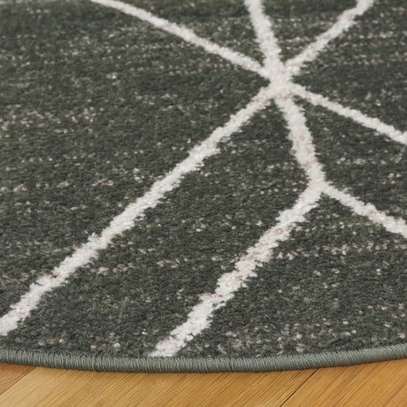 Safavieh Adirondack 6'-0" x 6'-0" Rug in Dark Green / Ivory