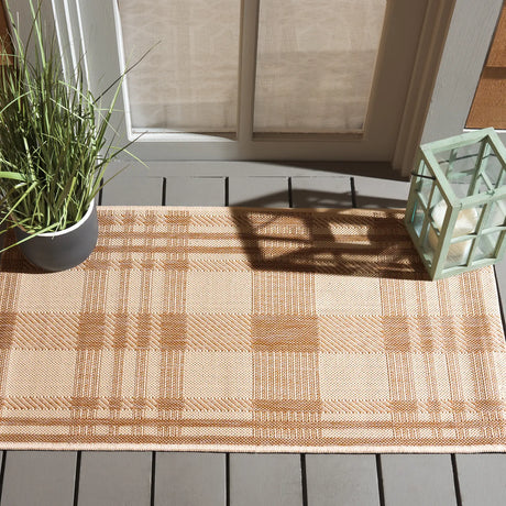 Safavieh Courtyard 2'-0" x 3'-7" Rug in Natural / Beige