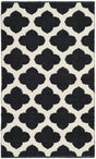 Safavieh Montauk 2'-0" x 3'-0" Rug in Black / Ivory