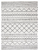 Safavieh Arizona Shag 10'-0" x 14'-0" Rug in Ivory / Black