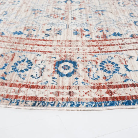 Safavieh Vintage Persian 6'-7" x 6'-7" Rug in Beige / Rust