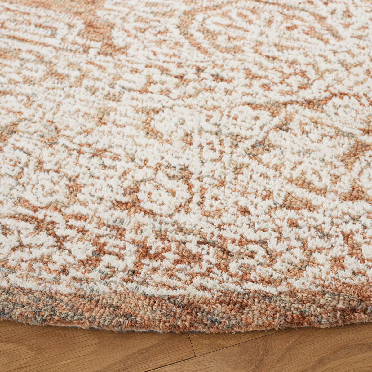 Safavieh Metro 6'-0" x 6'-0" Rug in Natural / Rust